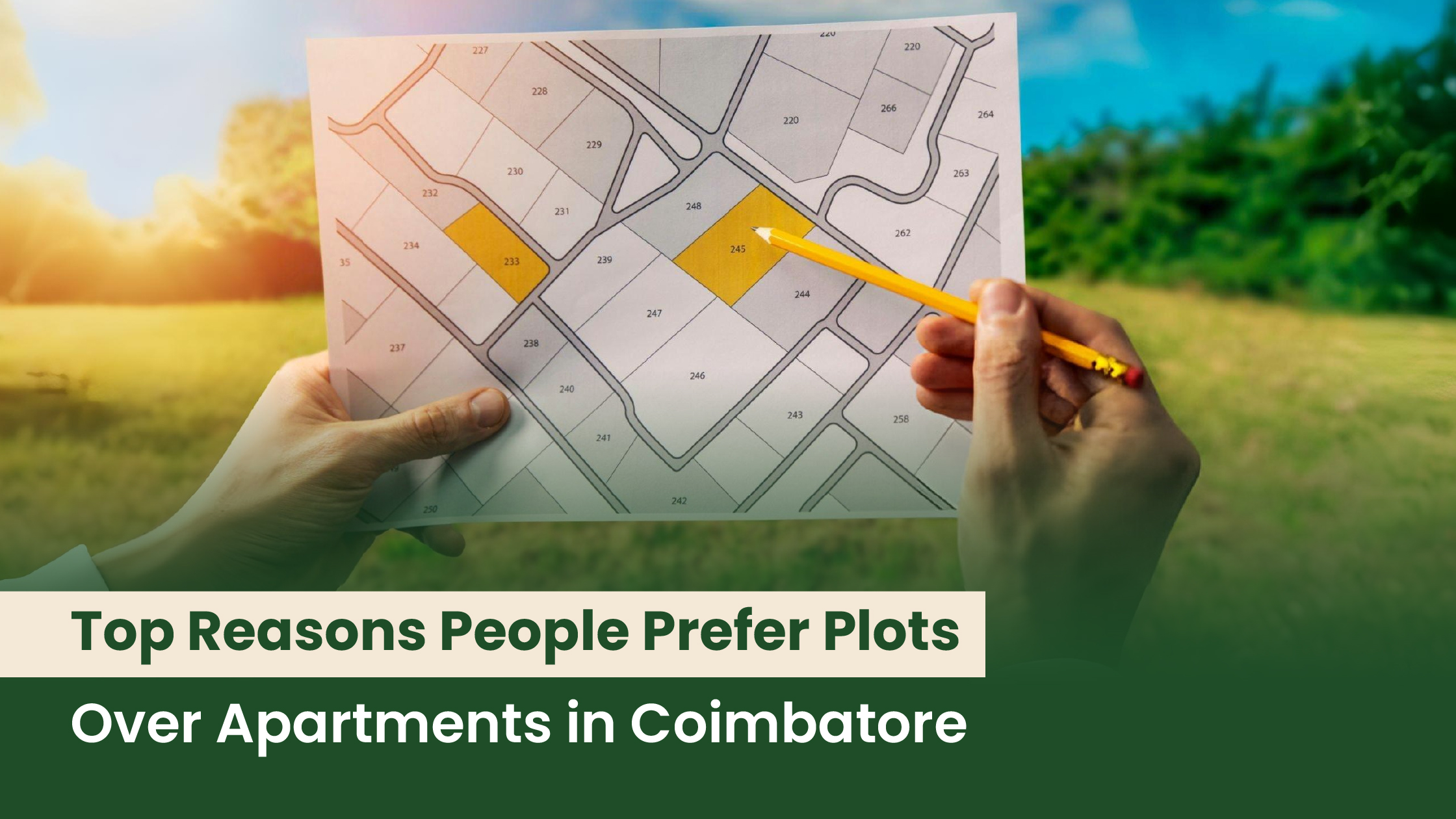 Top Reasons People Prefer Plots Over Apartments in Coimbatore