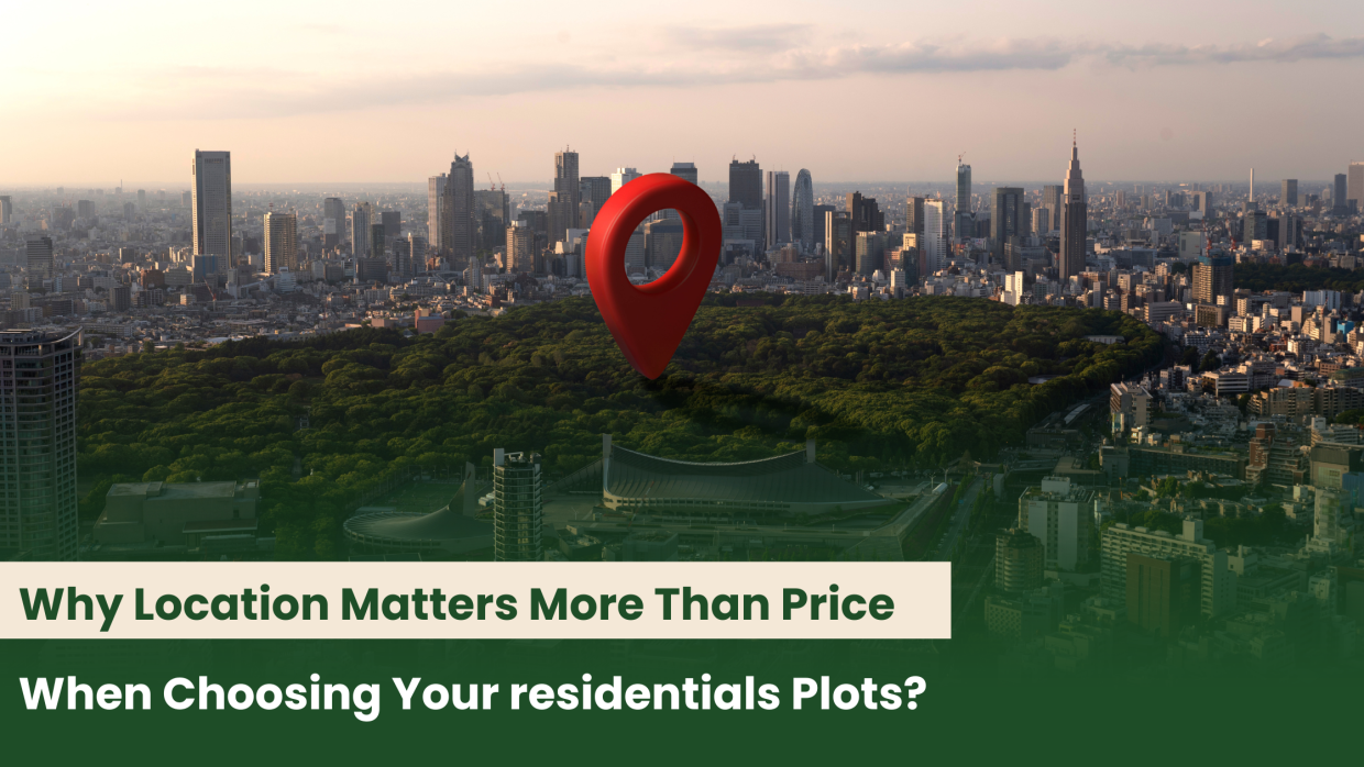 Why Location Matters Than Price When Choosing Your residentials Plots?