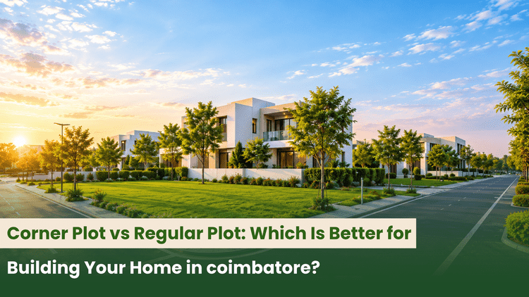 Corner Plot vs Regular Plot: Which Is Better for Building Your Home in Coimbatore?